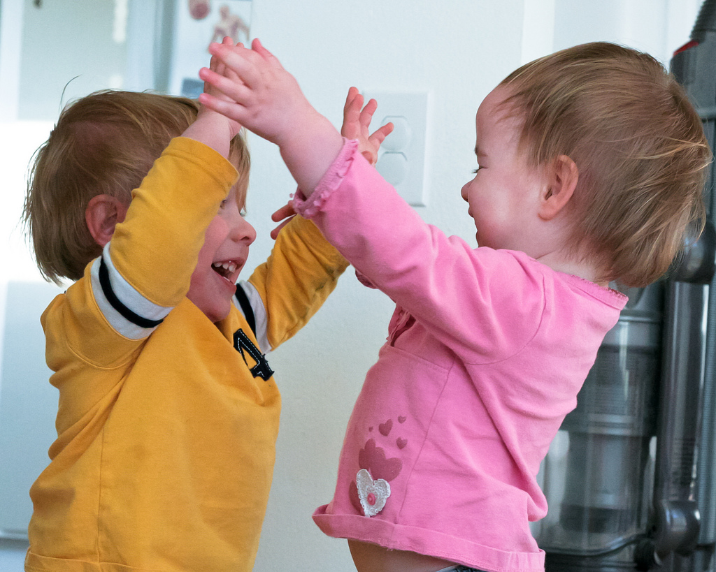 Twin Toddler Hands